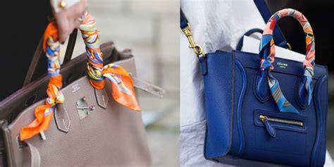 hermes carmel bag with scarf on handel|hermes scarf ideas.